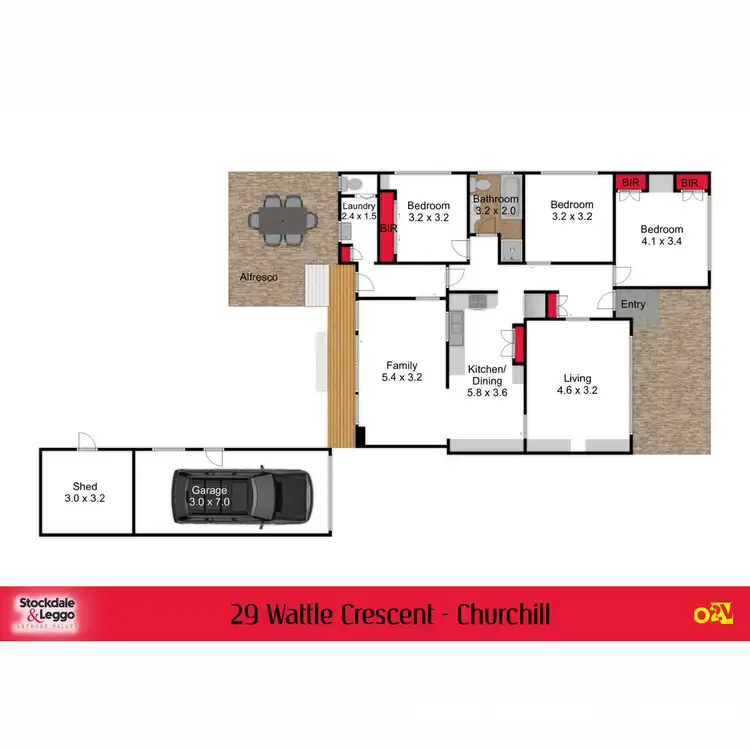 Floorplan of Homely house listing, 29 Wattle Crescent, Churchill VIC 3842