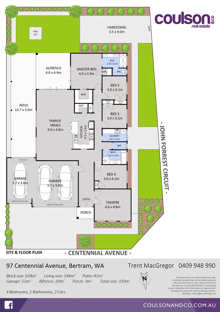 Floorplan of Homely house listing, 97 Centennial Avenue, Bertram WA 6167
