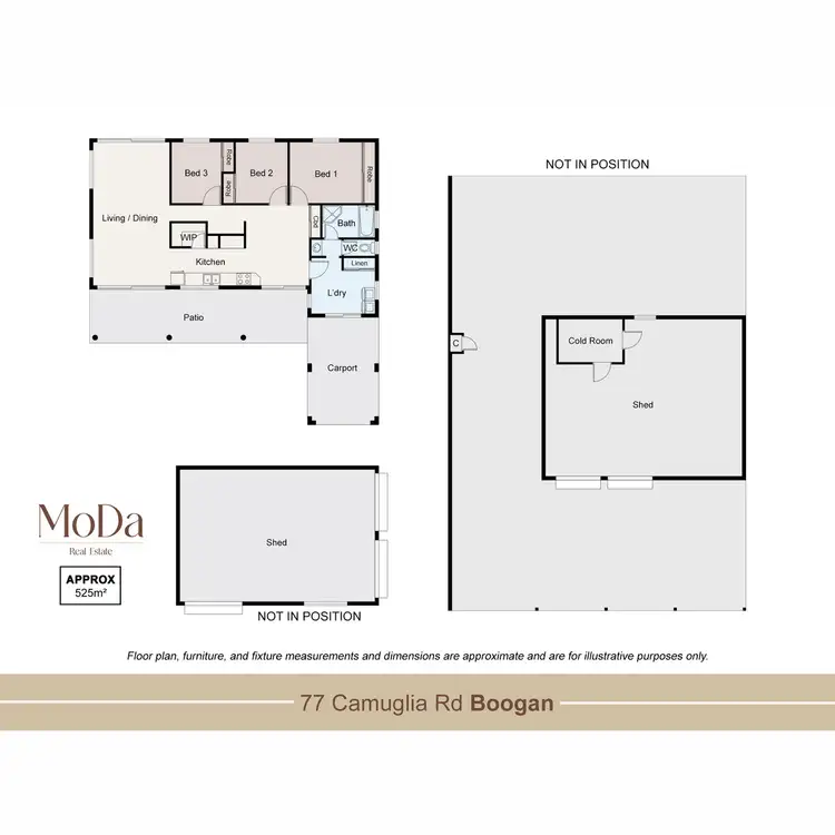 Floorplan of Homely house listing, 77 Camuglia Road, Boogan QLD 4871