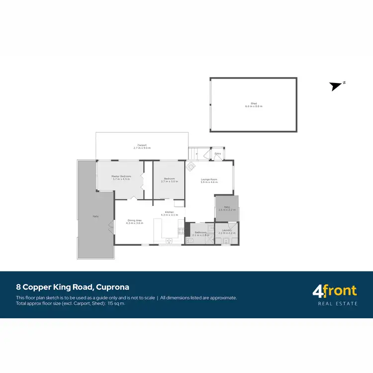 Floorplan of Homely house listing, 8 Copper King Road, Cuprona TAS 7316