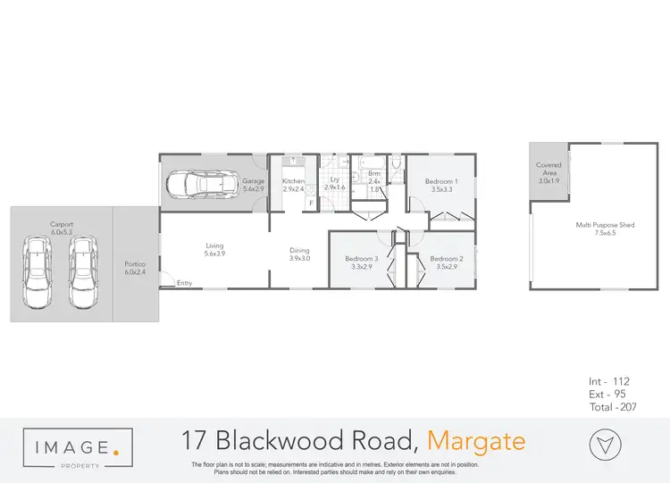 Floorplan of Homely house listing, 17 Blackwood Road, Margate QLD 4019
