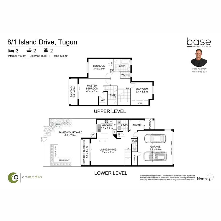 Floorplan of Homely townhouse listing, 8/1 Inland Drive, Tugun QLD 4224