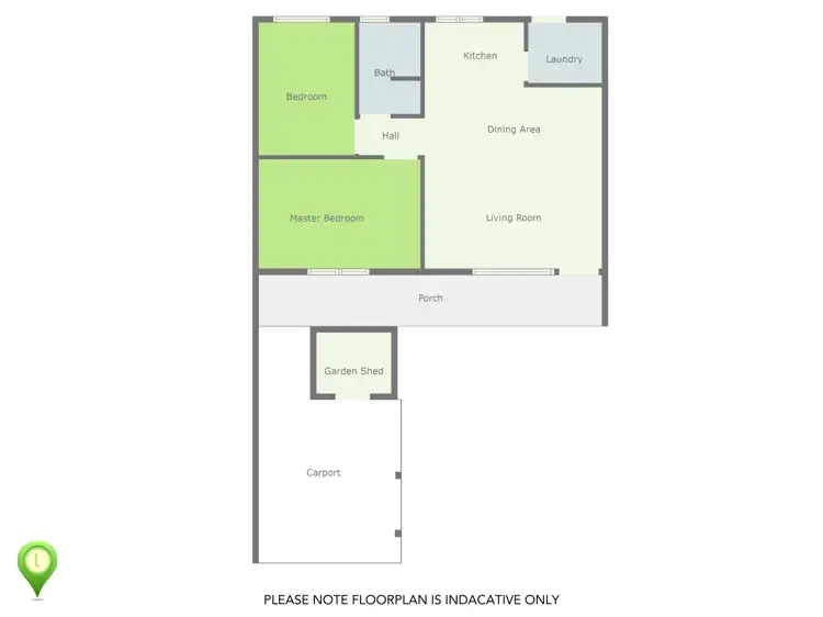 Floorplan of Homely unit listing, 2/41 O'Connell Street, Barney Point QLD 4680