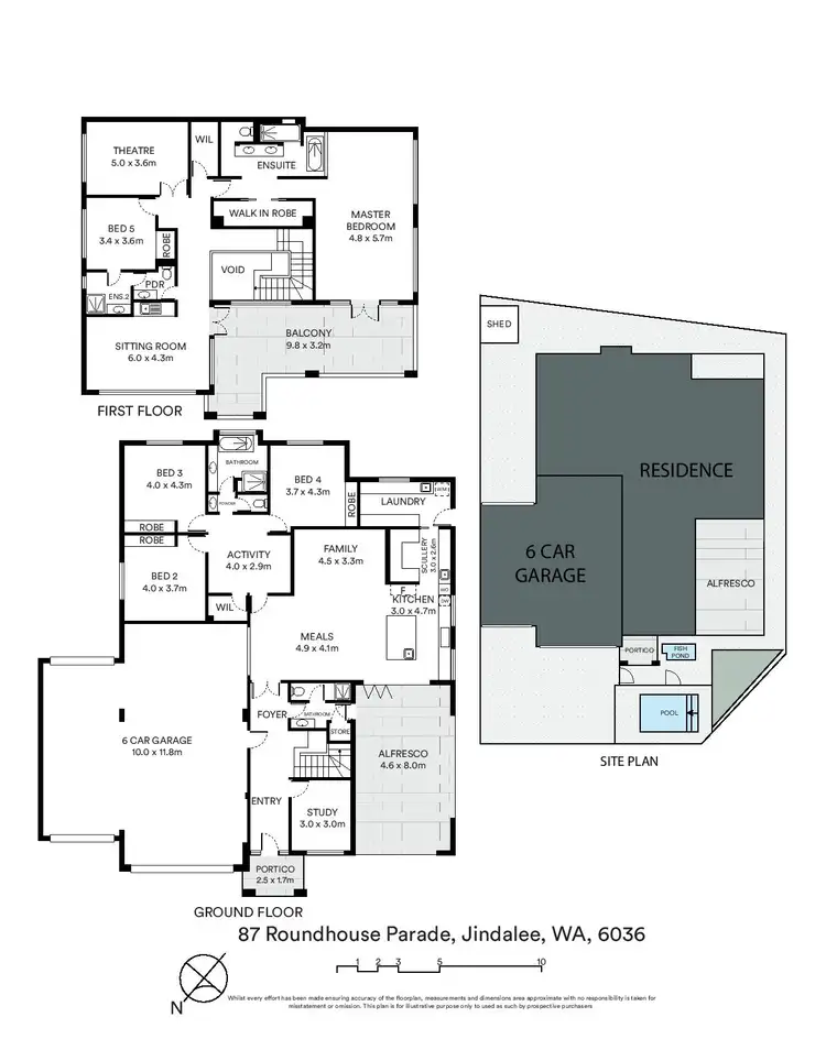 Floorplan of Homely house listing, 87 Roundhouse Parade, Jindalee WA 6036