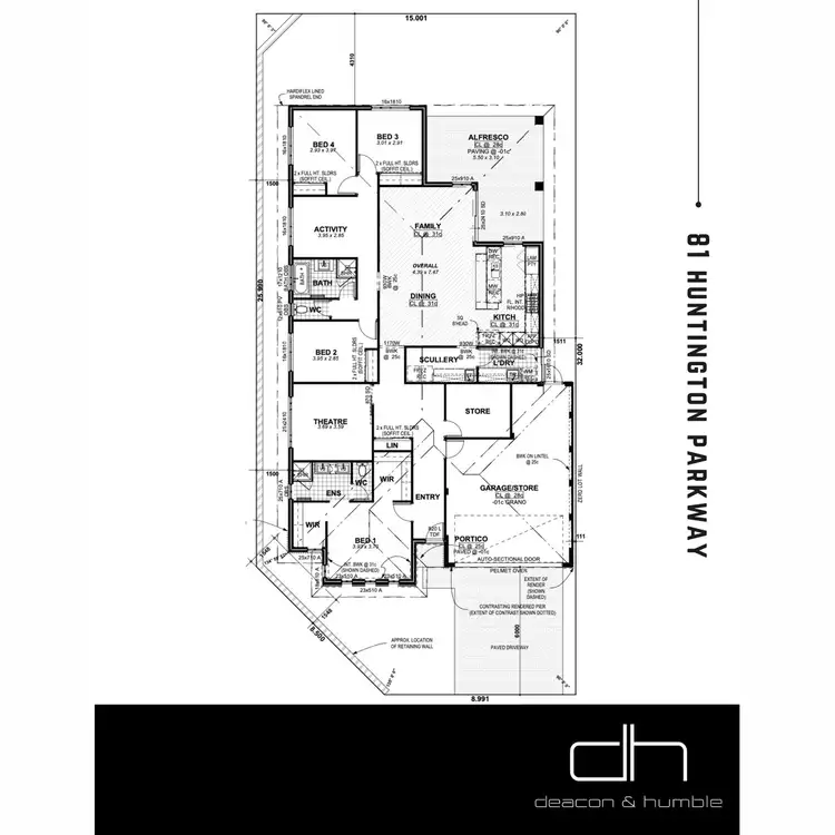 Floorplan of Homely house listing, 81 Huntington Parkway, Landsdale WA 6065