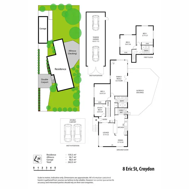 Floorplan of Homely house listing, 8 Eric Street, Croydon VIC 3136
