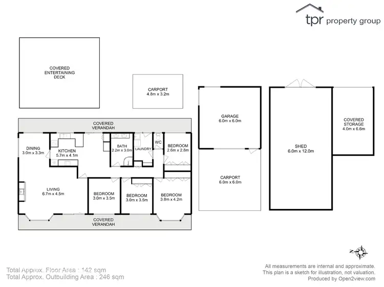 Floorplan of Homely house listing, 38 Conlans Road, Huonville TAS 7109