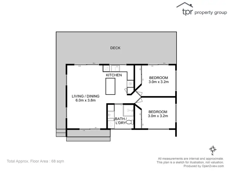 Floorplan of Homely house listing, 28 Chapman Avenue, Dover TAS 7117