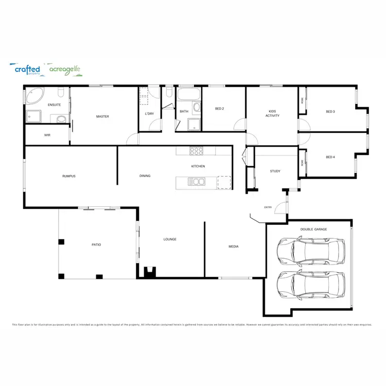 Floorplan of Homely rural property listing, 55 Glover Circuit, New Beith QLD 4124