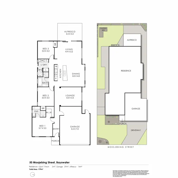 Floorplan of Homely house listing, 50 Moojebing Street, Bayswater WA 6053