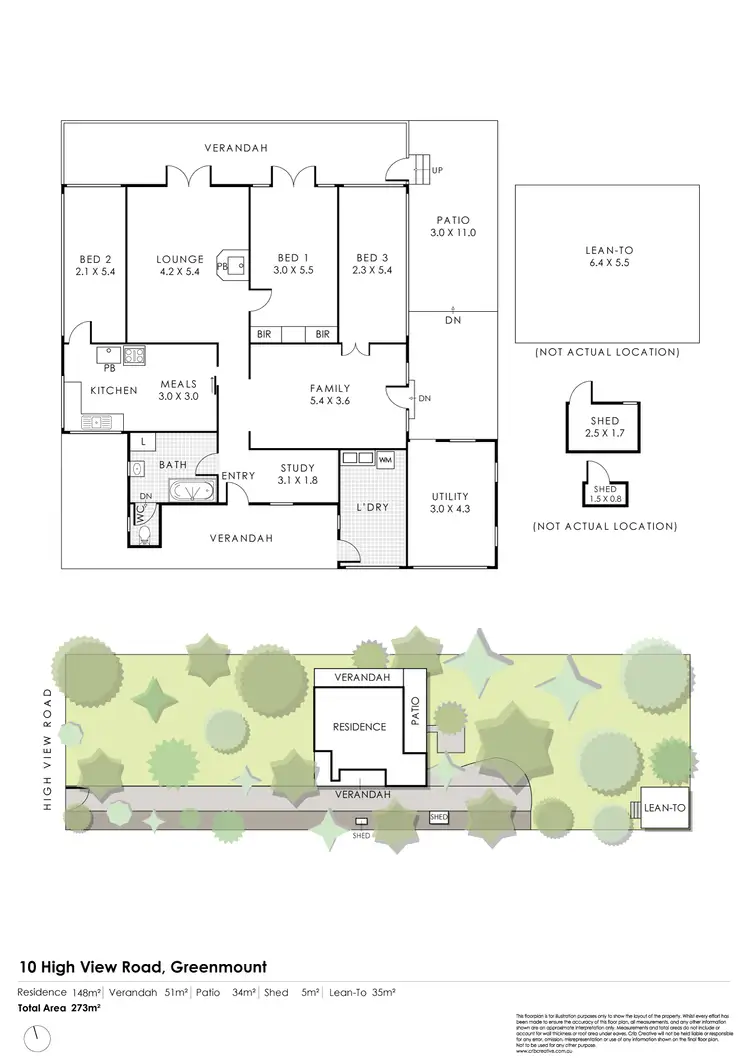 Floorplan of Homely house listing, 10 High View Road, Greenmount WA 6056