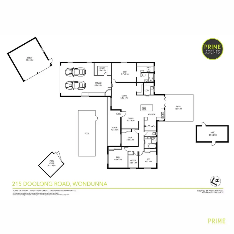 Floorplan of Homely house listing, 215 Doolong Road, Wondunna QLD 4655