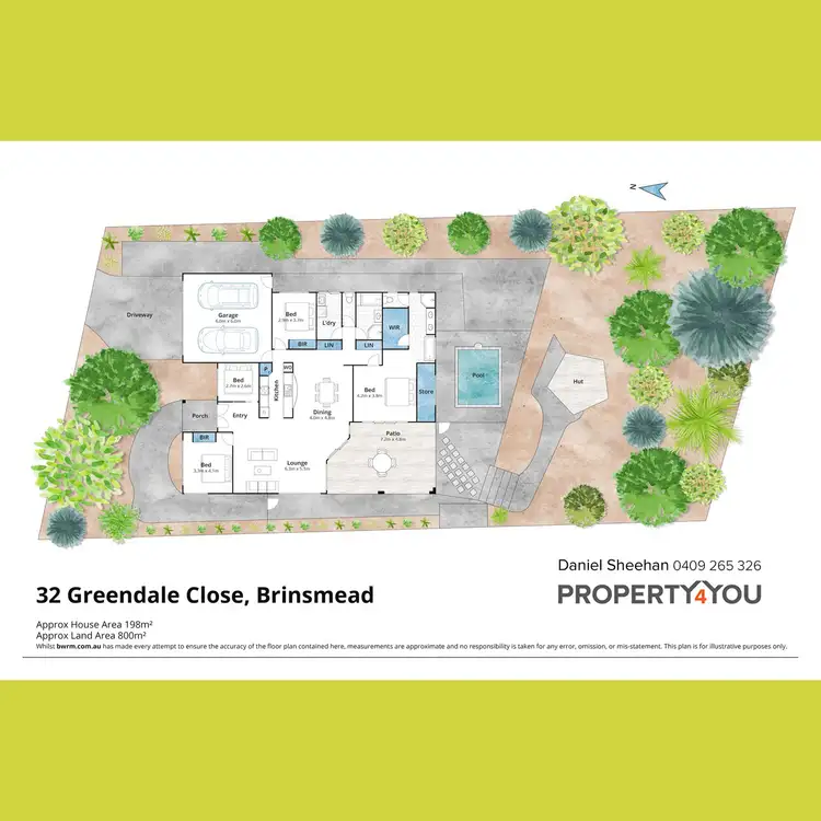 Floorplan of Homely house listing, 32 Greendale Close, Brinsmead QLD 4870