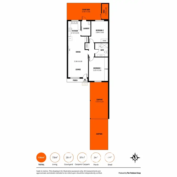 Floorplan of Homely unit listing, 1/10 West Street, Hectorville SA 5073