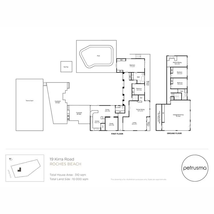 Floorplan of Homely house listing, 19 Kirra Road, Roches Beach TAS 7170
