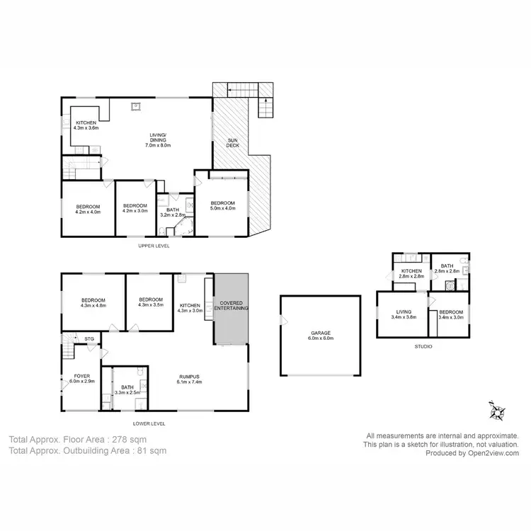 Floorplan of Homely house listing, 8 Sunny View Avenue, Swansea TAS 7190