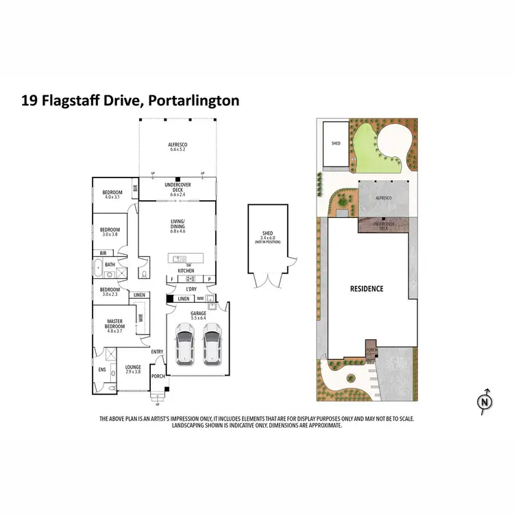 Floorplan of Homely house listing, 19 Flagstaff Drive, Portarlington VIC 3223