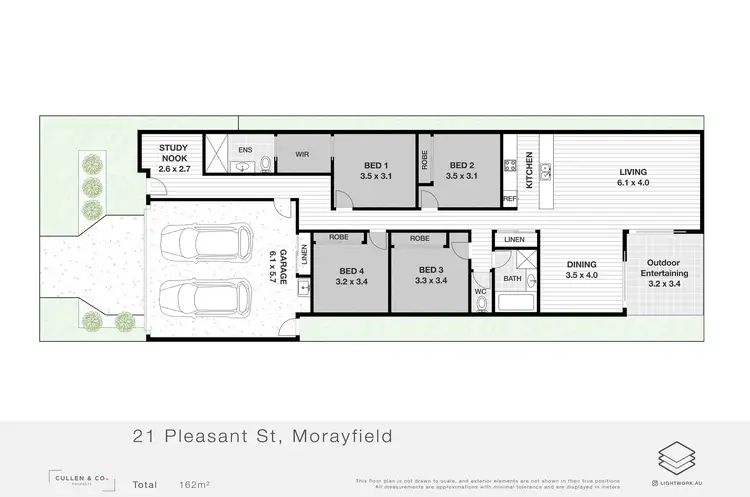 Floorplan of Homely house listing, 21 Pleasant Street, Morayfield QLD 4506