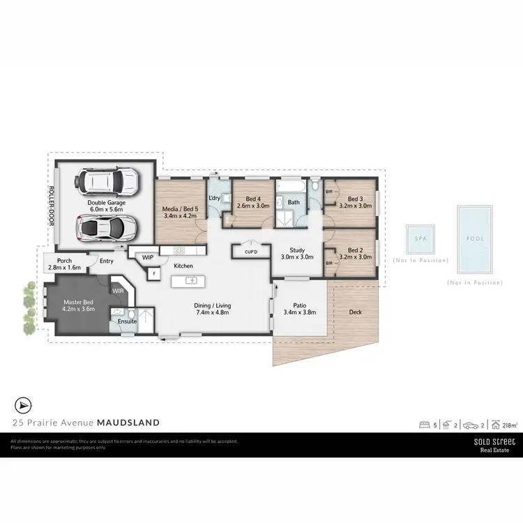 Floorplan of Homely house listing, 25 Prairie Avenue, Maudsland QLD 4210