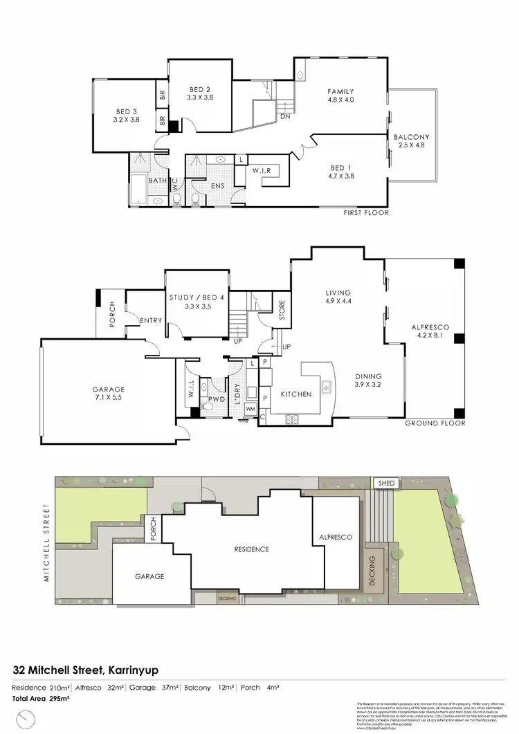 Floorplan of Homely house listing, 32 Mitchell Street, Karrinyup WA 6018