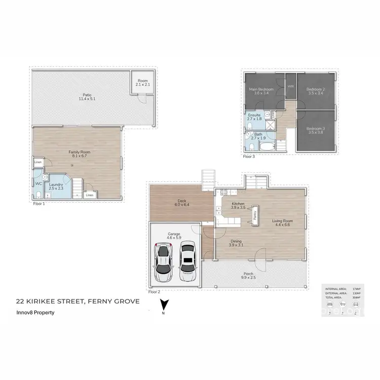 Floorplan of Homely house listing, 22 Kirikee Street, Ferny Grove QLD 4055