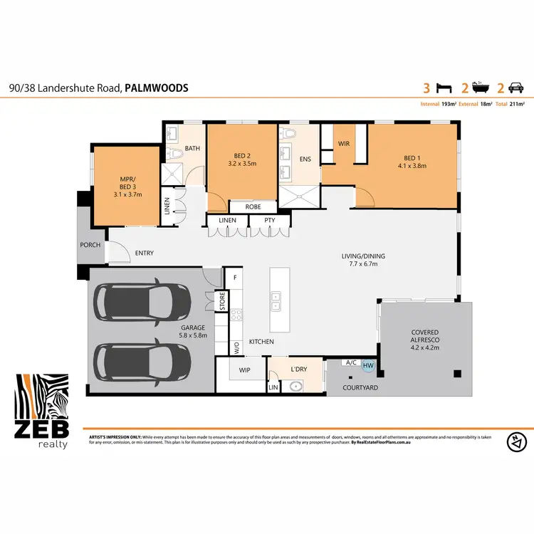 Floorplan of Homely house listing, 90/38 Landershute Road, Palmwoods QLD 4555