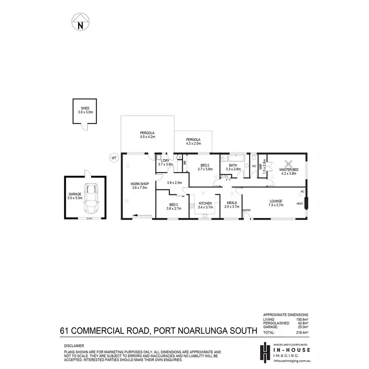 Floorplan of Homely house listing, 61 Commercial Road, Port Noarlunga South SA 5167