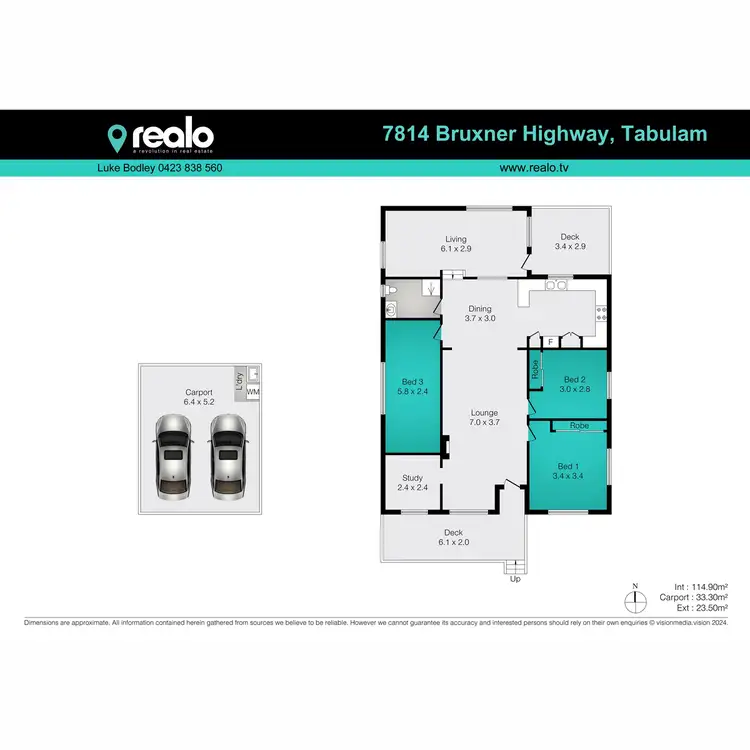 Floorplan of Homely rural property listing, 7814 Bruxner Highway, Tabulam NSW 2469
