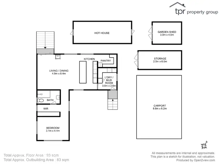 Floorplan of Homely house listing, 118 Denison Road, Lonnavale TAS 7109