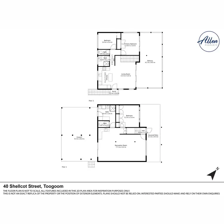Floorplan of Homely house listing, 40 Shellcot Street, Toogoom QLD 4655