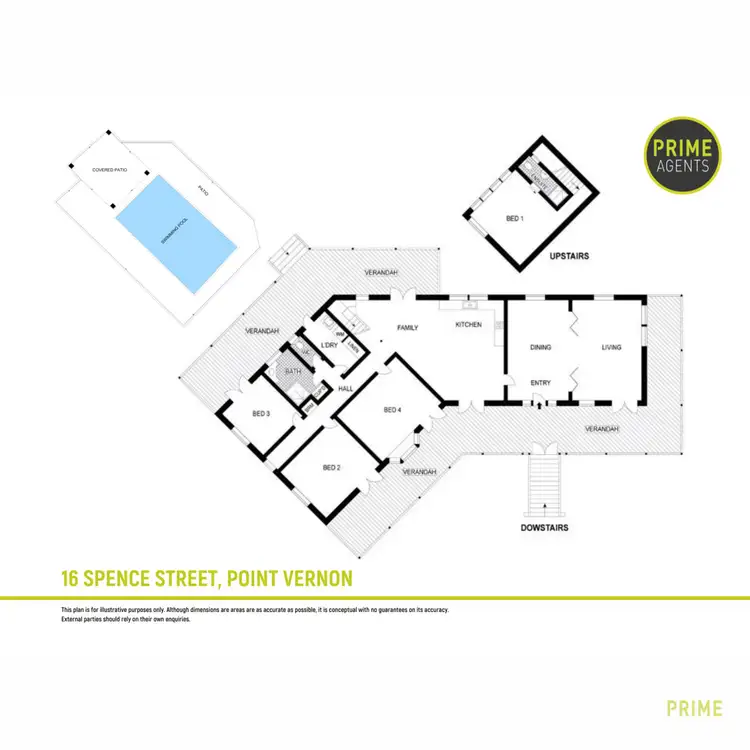 Floorplan of Homely house listing, 16 Spence Street, Point Vernon QLD 4655