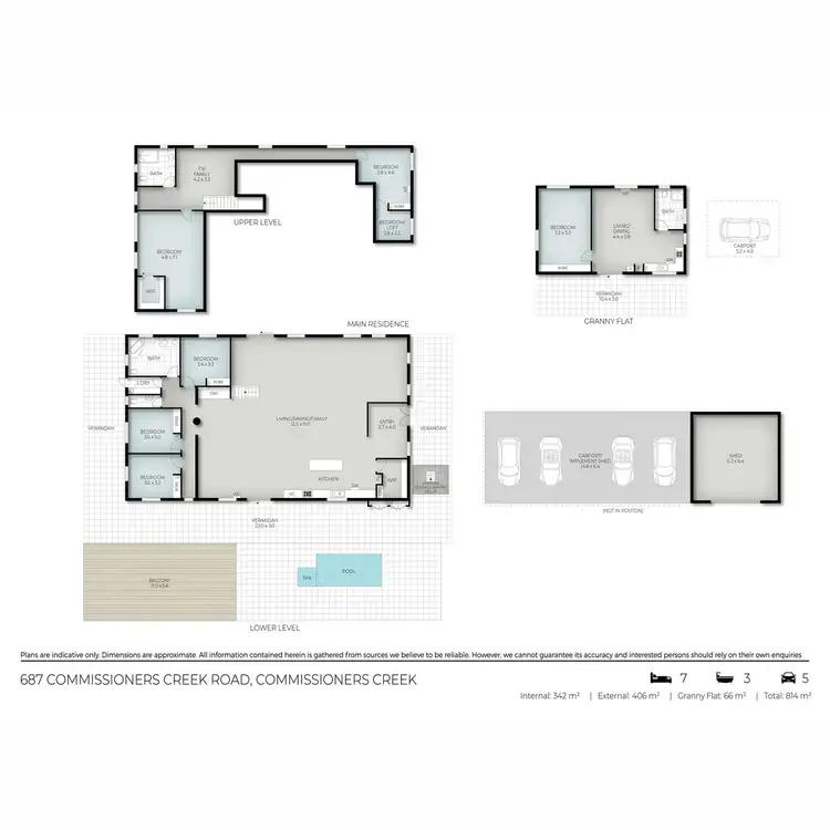 Floorplan of Homely rural property listing, 687 Commissioners Creek Road, Commissioners Creek NSW 2484