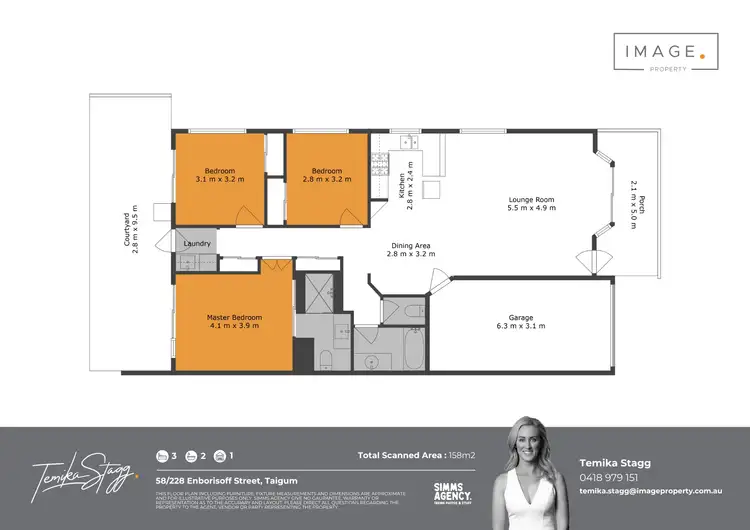 Floorplan of Homely unit listing, 58/228 Enborisoff Street, Taigum QLD 4018