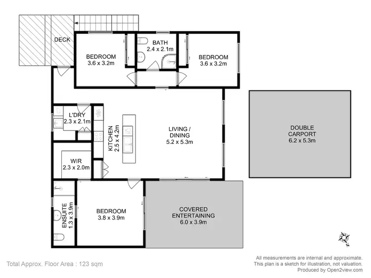 Floorplan of Homely townhouse listing, 19/34 Clinton Road, Geilston Bay TAS 7015