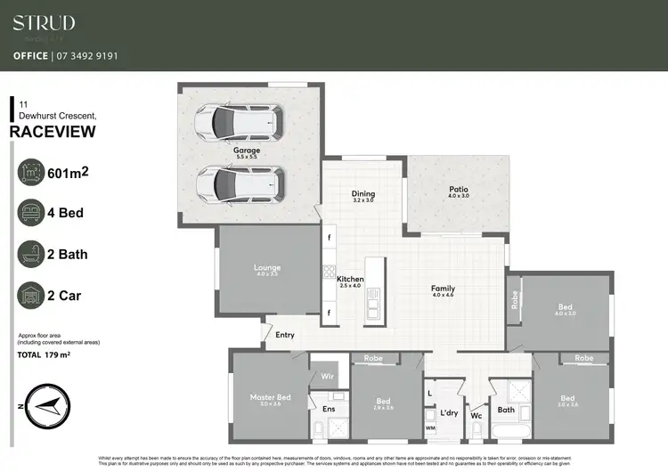 Floorplan of Homely house listing, 11 Dewhurst Crescent, Raceview QLD 4305