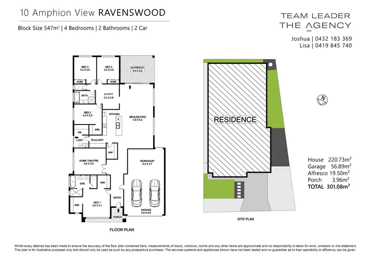 Floorplan of Homely house listing, 10 Amphion View, Ravenswood WA 6208