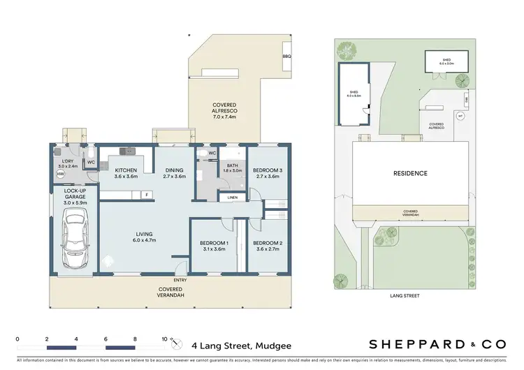 Floorplan of Homely house listing, 4 Lang Street, Mudgee NSW 2850