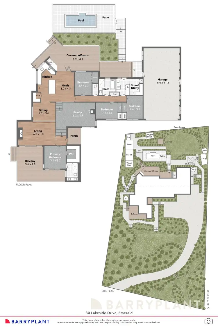 Floorplan of Homely house listing, 30 Lakeside Drive, Emerald VIC 3782