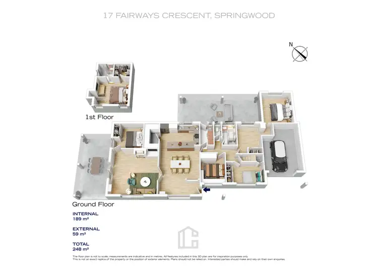 Floorplan of Homely house listing, 17 Fairways Crescent, Springwood NSW 2777