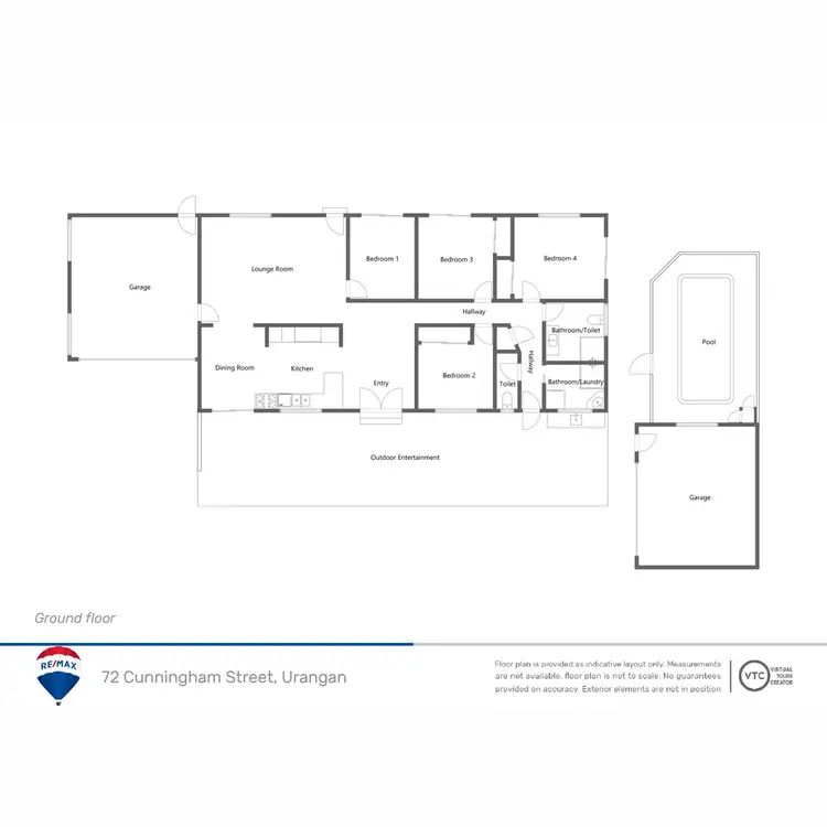 Floorplan of Homely house listing, 72 Cunningham Street, Urangan QLD 4655