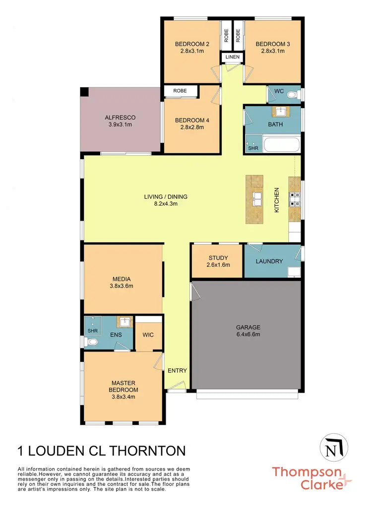 Floorplan of Homely house listing, 1 Louden Close, Thornton NSW 2322