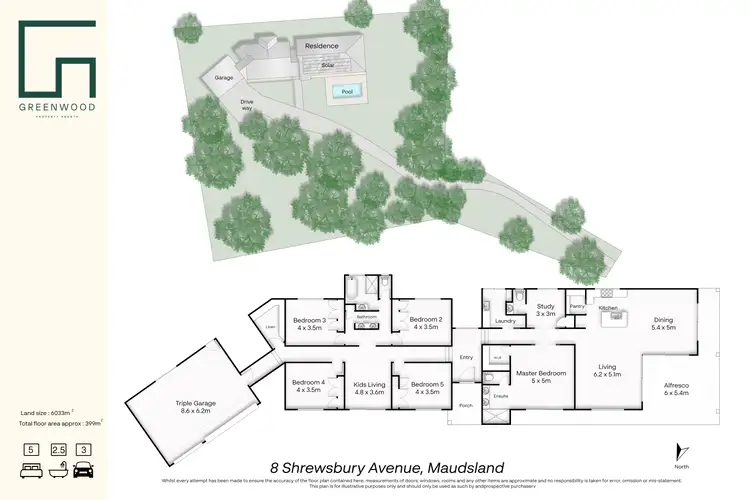 Floorplan of Homely house listing, 8 Shrewsbury Avenue, Maudsland QLD 4210