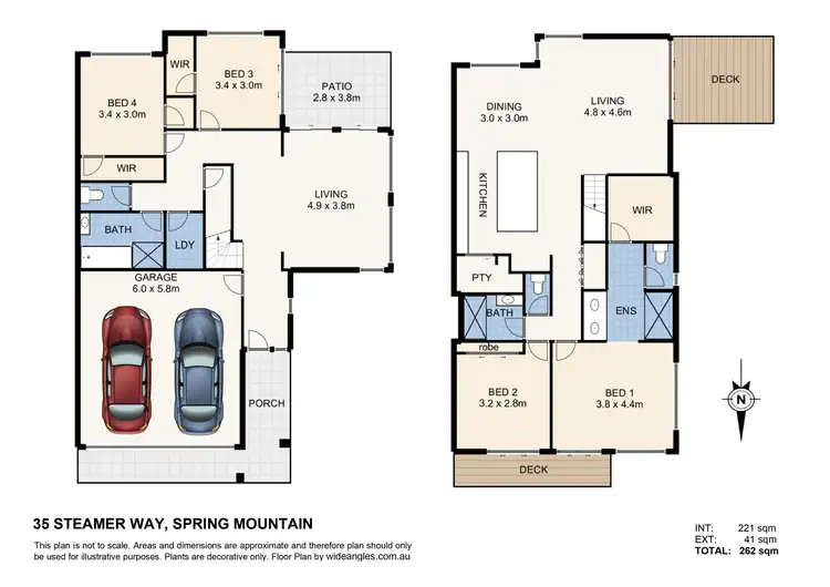 Floorplan of Homely house listing, 35 Steamer Way, Spring Mountain QLD 4300
