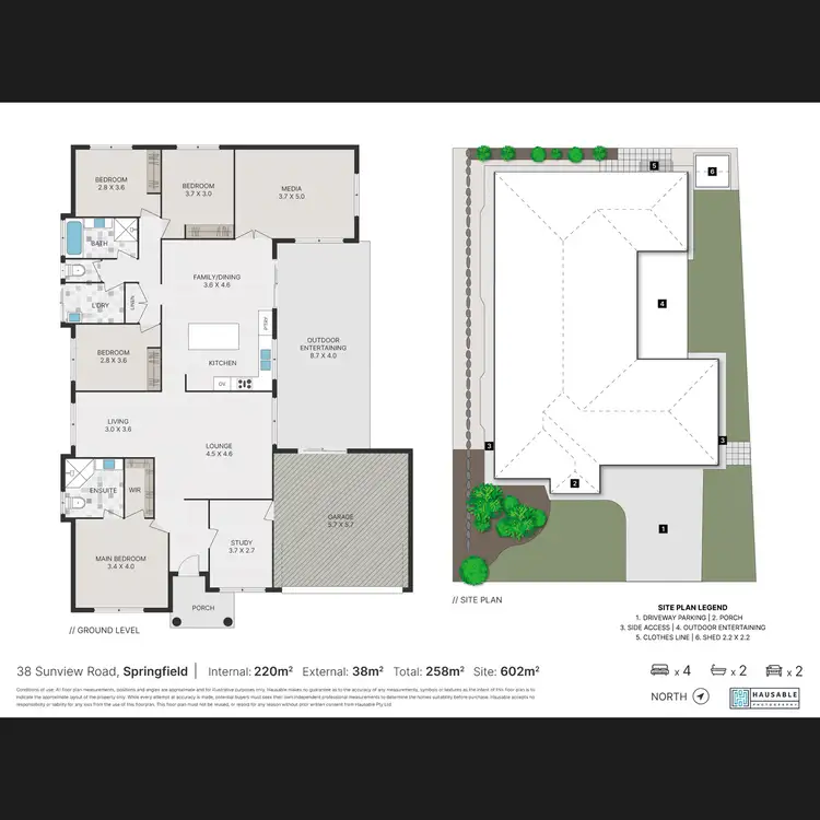 Floorplan of Homely house listing, 38 Sunview Road, Springfield QLD 4300
