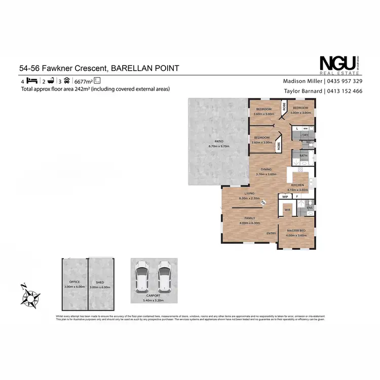 Floorplan of Homely house listing, 54-56 Fawkner Crescent, Barellan Point QLD 4306
