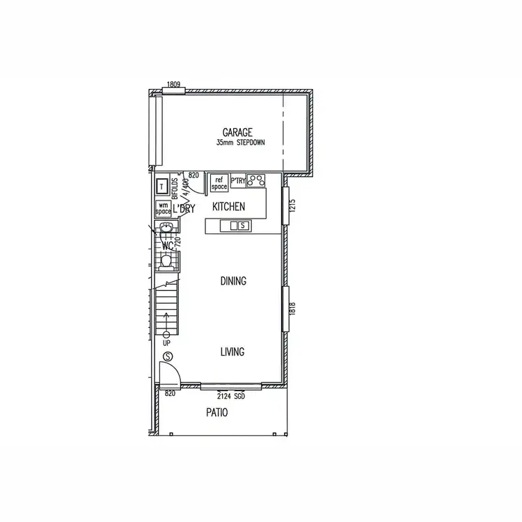 Floorplan of Homely townhouse listing, 4/3 Patterson Street, Petrie QLD 4502
