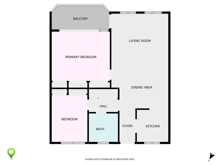 Floorplan of Homely apartment listing, 2/83-85 Auckland Street, Gladstone Central QLD 4680
