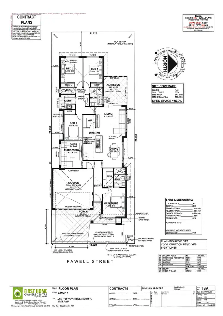 Floorplan of Homely house listing, 1C Fawell Street, Midland WA 6056