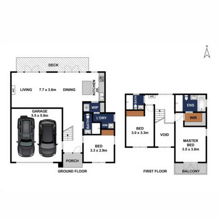 Floorplan of Homely townhouse listing, 4/157 - 159 Willis Street, Portarlington VIC 3223