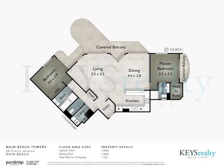 Floorplan of Homely apartment listing, 13/20 Cronin Avenue, Main Beach QLD 4217